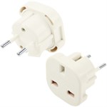 Uk to DK Converter / Adapter - White